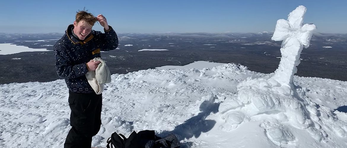 Ryan at the summit of Saddleback