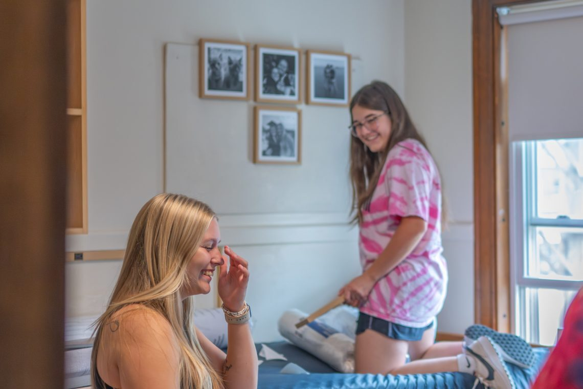 UMF roommates were quick to give their rooms a personal touch.