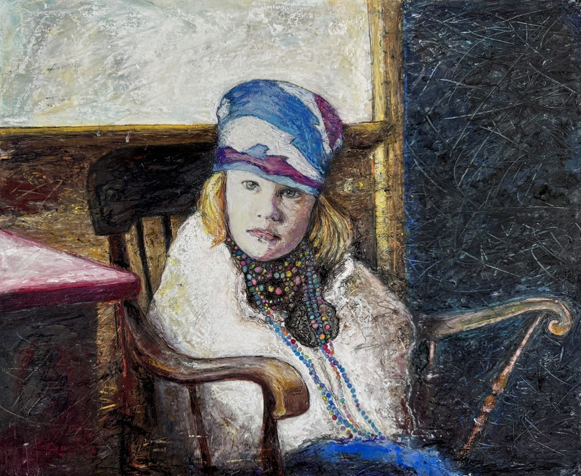 Painting - "Dress Up Re-do"